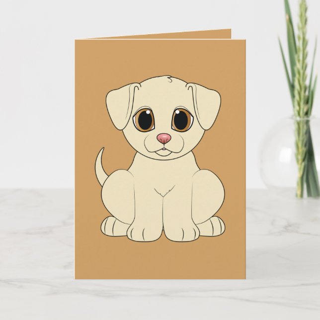 Herzlichen Glückwunsch zu Ihrem neuen Gelbe Labrad Karte (Vorderseite)