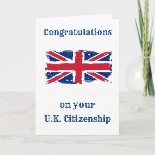 Herzlichen Glückwunsch zu Ihrem UK Citizenship Uni Karte