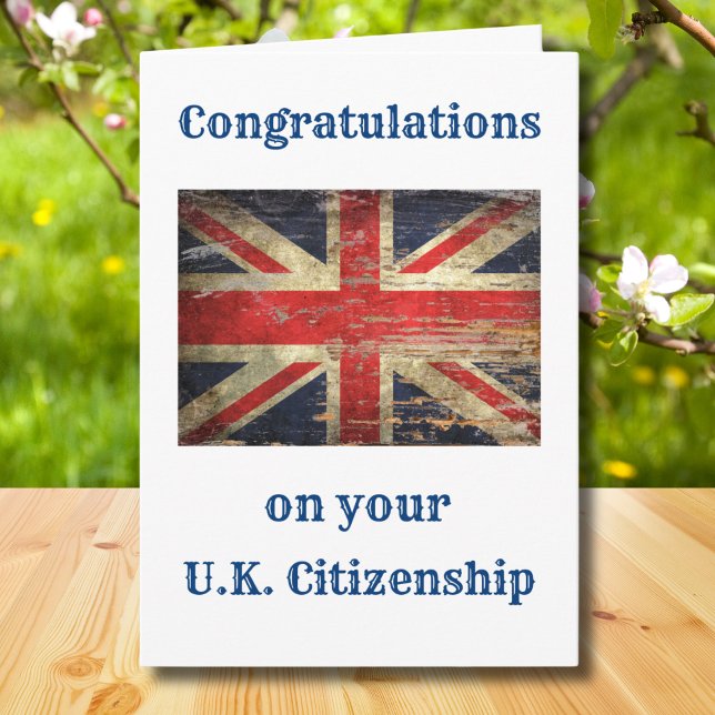 Herzlichen Glückwunsch zu Ihrem UK Citizenship Uni Karte (Von Creator hochgeladen)