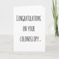Herzlichen Glückwunsch zu Ihrer "Colonoscopy Funny