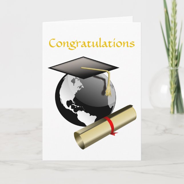 Herzlichen Glückwunsch zu Ihrer Erfolgskarte Karte (Vorderseite)