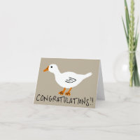 Herzlichen Glückwunsch zu Ihrer Gänse