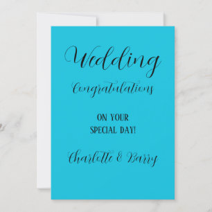 Herzlichen Glückwunsch zu Ihrer Hochzeit Einladung