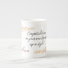 Herzlichen Glückwunsch zu Ihrer neuen Freiheit Sip Prozellantasse