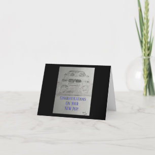 Herzlichen Glückwunsch zu Ihrer neuen Pup Card Dankeskarte