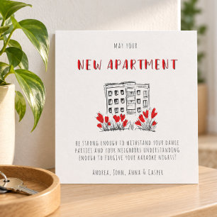 Herzlichen Glückwunsch zu Ihrer neuen Wohnung Feiertagskarte
