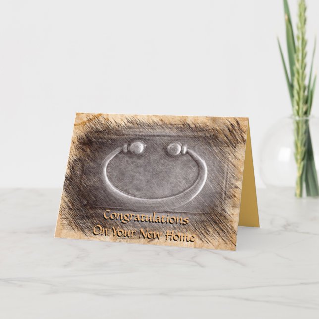 Herzlichen Glückwunsch zu Ihrer neuen Zuhause 2 Karte (Vorderseite)