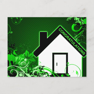 Herzlichen Glückwunsch zu Ihrer neuen Zuhause : Hi Postkarte