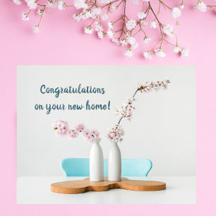 Herzlichen Glückwunsch zu Ihrer neuen Zuhause Hous Karte