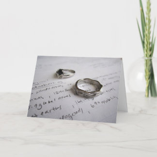 Herzlichen Glückwunsch zu Ihrer Verlobung Card Karte