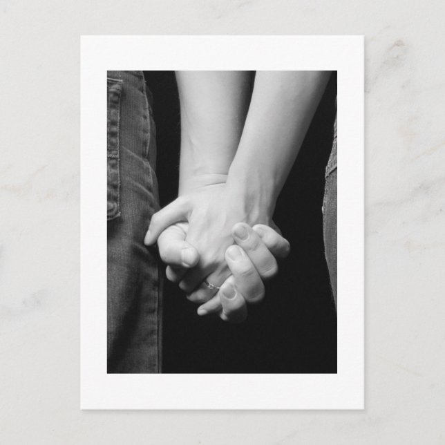 Herzlichen Glückwunsch zu Ihrer Verlobung Postkarte (Vorderseite)