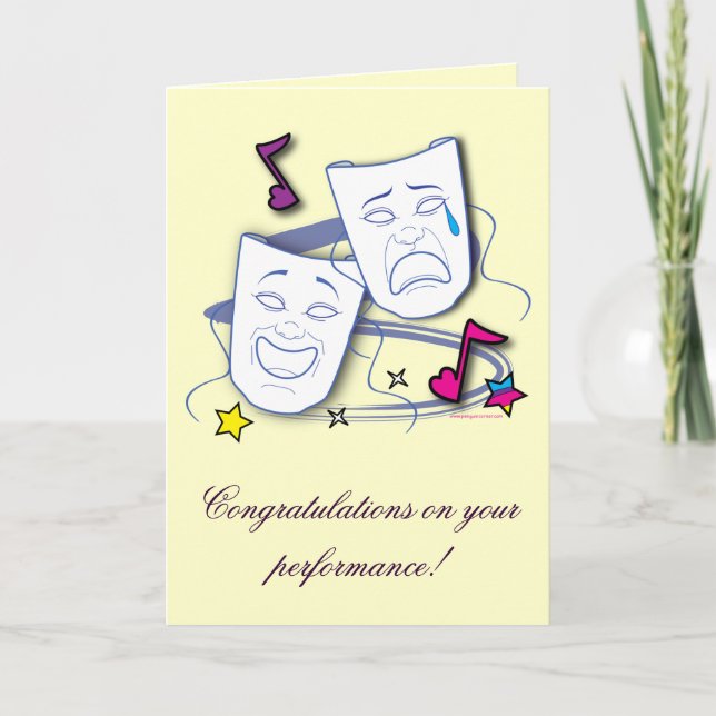Herzlichen Glückwunsch zu Play Star Performance: Karte (Vorderseite)