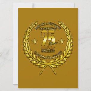 Herzlichen Glückwunsch zum 25. Jahrestag