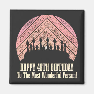 Herzlichen Glückwunsch zum 49. Geburtstag für die Magnet