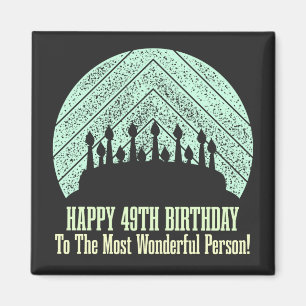 Herzlichen Glückwunsch zum 49. Geburtstag für die Magnet