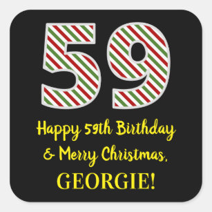 59 Geburtstag Aufkleber Zazzle At