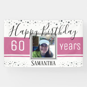 Herzlichen Glückwunsch zum 60. Geburtstag Fett Co Banner