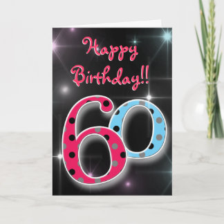 Herzlichen Glückwunsch zum 60. Geburtstag! Karte