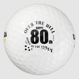 Herzlichen Glückwunsch zum 80. Geburtstag Golfball