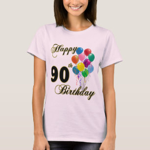 Herzlichen Glückwunsch zum 90. Geburtstag T - Shir T-Shirt