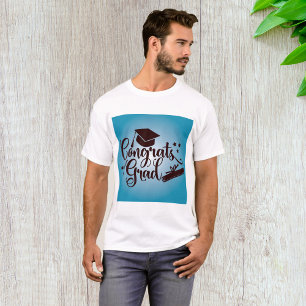 Herzlichen Glückwunsch zum Abschluss - Blaue Absch T-Shirt