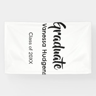 Herzlichen Glückwunsch zum Abschluss Name Datum Ja Banner