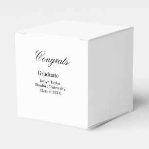 Herzlichen Glückwunsch zum Abschluss name Universi Geschenkschachtel