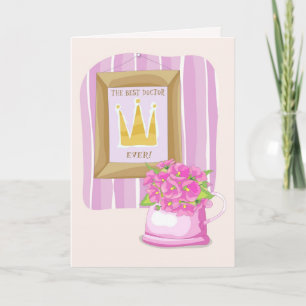 Herzlichen Glückwunsch zum Arztbesuch. Frühlingsbl Karte