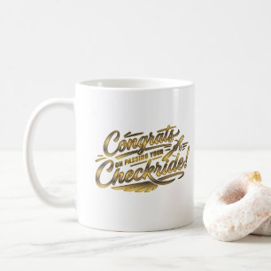 Herzlichen Glückwunsch zum bestandenen Checkride! Kaffeetasse