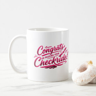 Herzlichen Glückwunsch zum bestandenen Checkride! Kaffeetasse