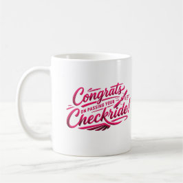 Herzlichen Glückwunsch zum bestandenen Checkride! Kaffeetasse