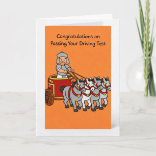 Herzlichen Glückwunsch zum Bestehen deiner Fahrprü Karte