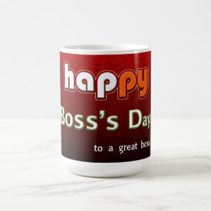 Herzlichen Glückwunsch zum Boss! Kaffeetasse