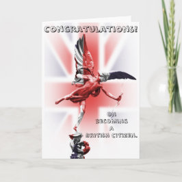 Herzlichen Glückwunsch zum britischen Staatsbürger Karte