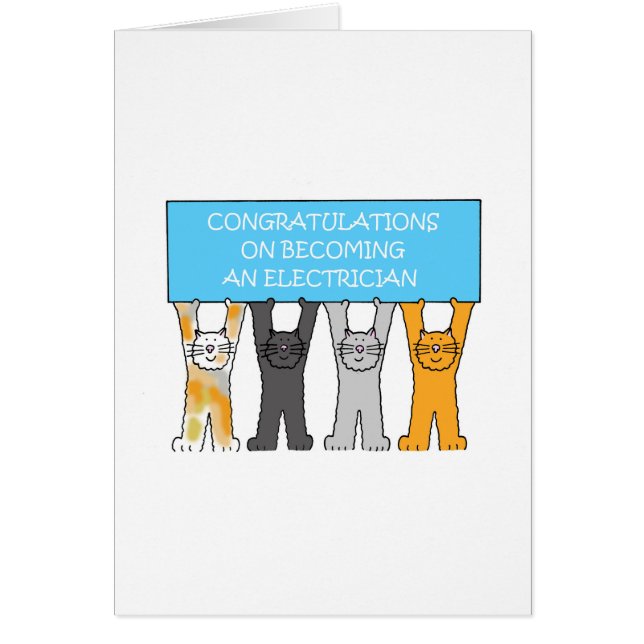 Herzlichen Glückwunsch zum Elektro-Werden (Vorne)