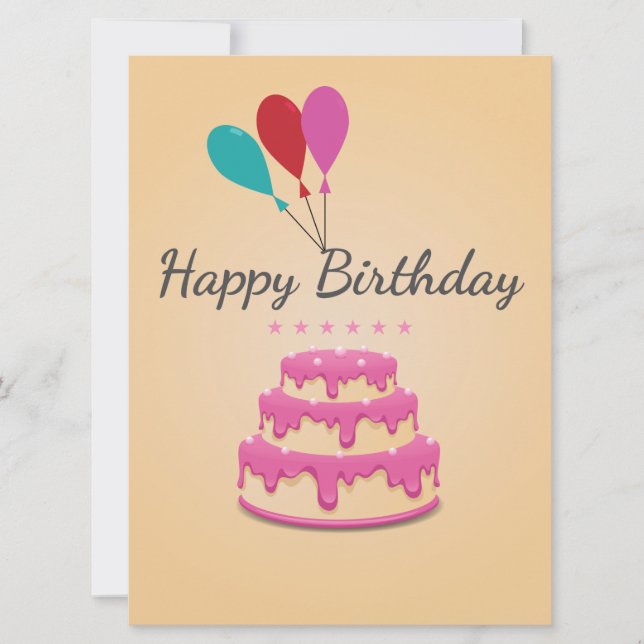 Herzlichen Glückwunsch zum Geburtstag (Vorderseite)