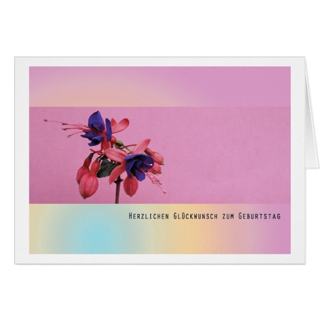 Herzlichen Glückwunsch zum Geburtstag (Vorderseite (Horizontal))