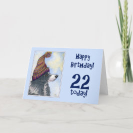 Herzlichen Glückwunsch zum Geburtstag, 22 heute, G Karte