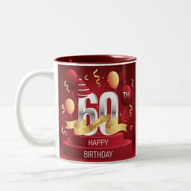 Herzlichen Glückwunsch zum Geburtstag, 60. Tasse (Links)