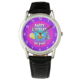 Herzlichen Glückwunsch zum Geburtstag! Armbanduhr