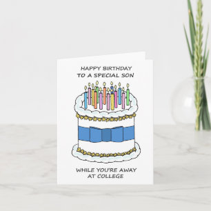 Herzlichen Glückwunsch zum Geburtstag auf dem Weg  Karte