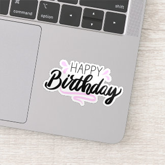 Herzlichen Glückwunsch zum Geburtstag Aufkleber