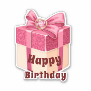 Herzlichen Glückwunsch zum Geburtstag Aufkleber