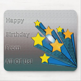 Herzlichen Glückwunsch zum Geburtstag aus allen US Mousepad