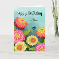 Herzlichen Glückwunsch zum Geburtstag Blumengarten