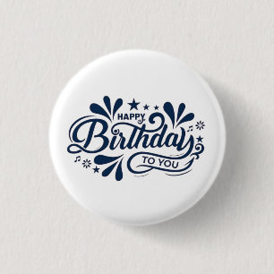 Herzlichen Glückwunsch zum Geburtstag! Button