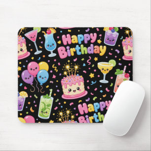 Herzlichen Glückwunsch zum Geburtstag Cartoon-Spaß Mousepad