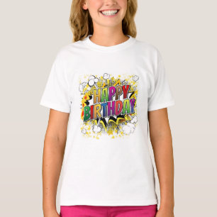 Herzlichen Glückwunsch zum Geburtstag - Comic Book T-Shirt