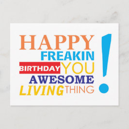 Herzlichen Glückwunsch zum Geburtstag, den du phan Postkarte