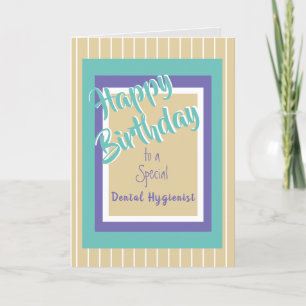 Herzlichen Glückwunsch zum Geburtstag Dental Hygie Feiertagskarte